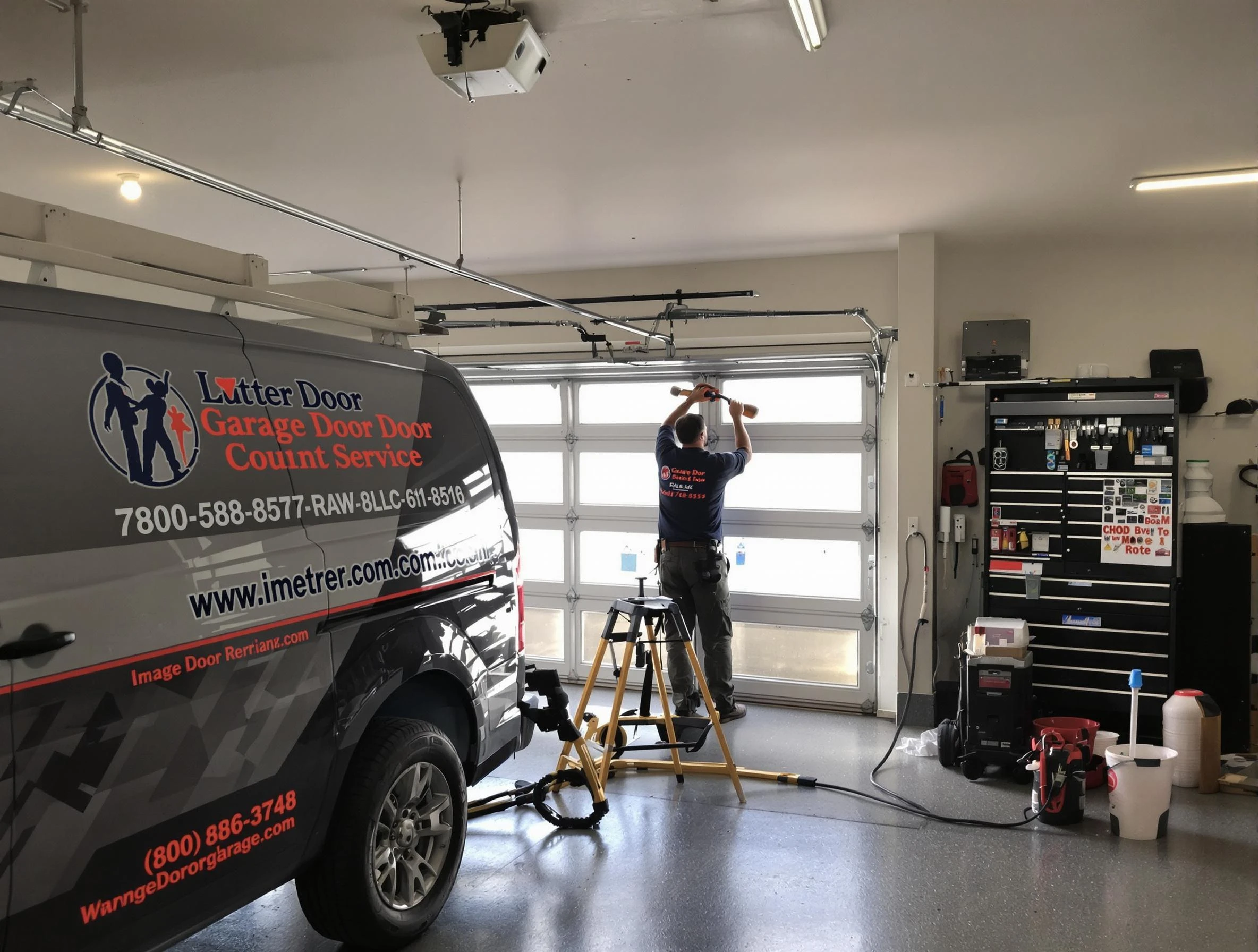 Hillsborough Garage Door Repair team performing same-day garage door repair in Hillsborough